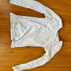 White long sleeve shirt